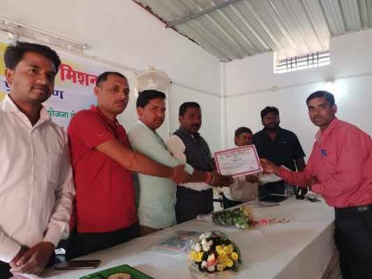 जल जीवन मिशन प्रशिक्षण, प्रमाण पत्र वितरित