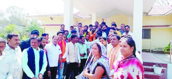 युवा मोर्चा प्रदेश अध्यक्ष का जोरदार स्वागत
