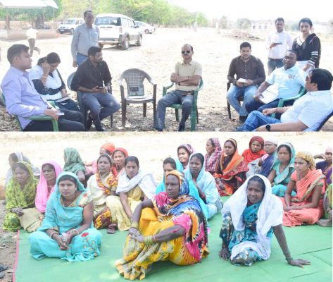 मुख्यमंत्री के बजट भाषण को कलेक्टर ने जनप्रतिनिधि तथा ग्रामीणों के साथ सुना