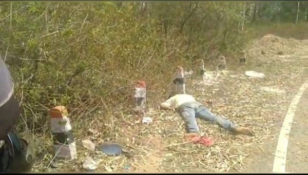 वाहन की ठोकर से ग्रामीण की मौत