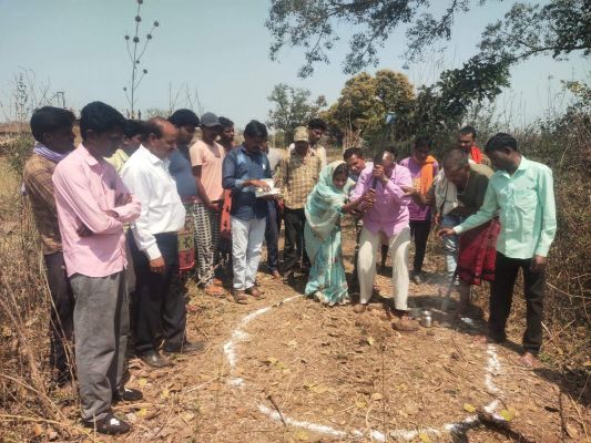 पानी टंकी निर्माण का भूमिपूजन