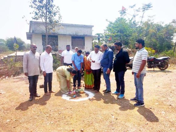 मेयर ने किया मुक्तिधाम जीर्णोद्धार का भूमिपूजन