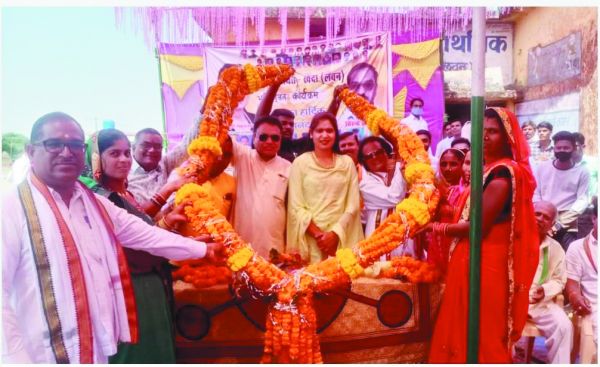खैंदा में शकुंतला ने किया लाखों के विकास कार्यों का भूमिपूजन