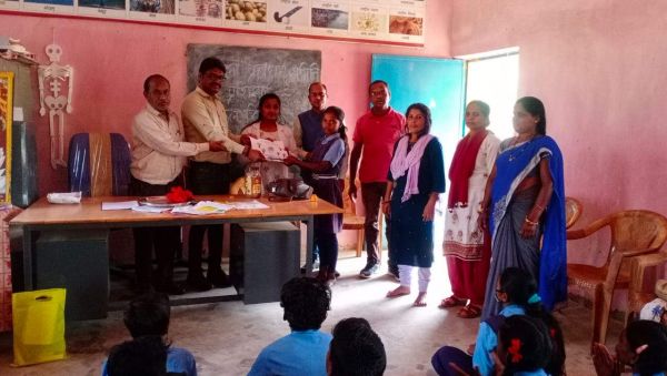 जल संरक्षण पर चित्रकला स्पर्धा, विजेता सम्मानित