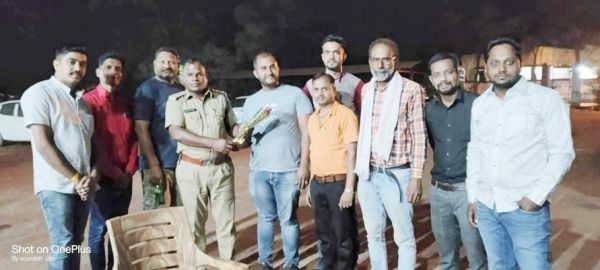 भाजयुमो ने किया नवपदस्थ नगर निरीक्षक का स्वागत