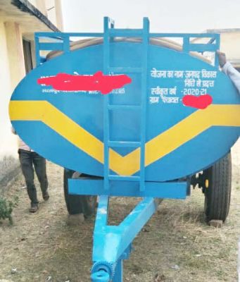 बिना वर्क आर्डर के पंचायतों में पानी टैंकर पहुंचा रहे पानी, भ्रष्टाचार का आरोप