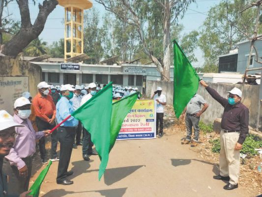 महारैली निकालकर टीबी के प्रति किया गया जागरूक, टीबी प्रचार रथ को हरी झंडी दिखाकर किया रवाना