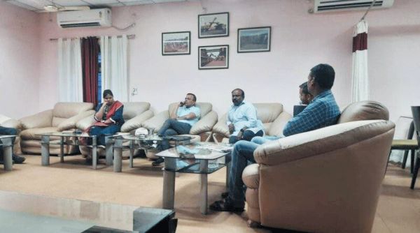 कलेक्टर से नगर पालिका अध्यक्ष ने विभिन्न मुद्दों पर विस्तारपूर्वक चर्चा की