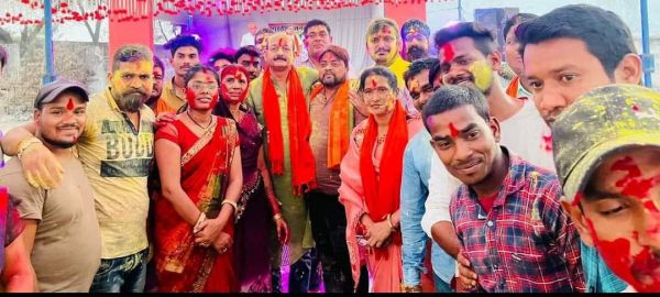 भाजयुमो का होली मिलन समारोह