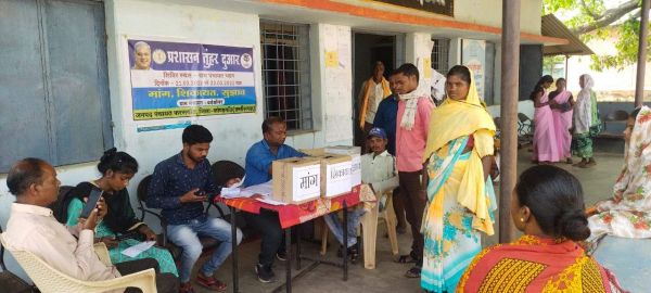 प्रशासन तुंहर दुवार के तहत   650 प्रकरणों का निराकरण