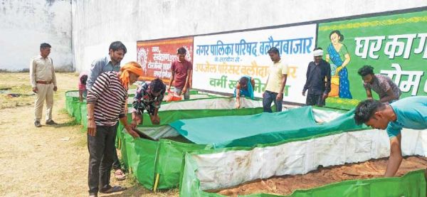 जेल के कैदी तैयार कर रहे वर्मी कम्पोस्ट, मानसिक स्थिति होगा सुधार
