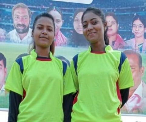 राष्ट्रीय जूनियर टारगेटबॉल स्पर्धा में सरगुजा की रिंकी-नैशी का चयन