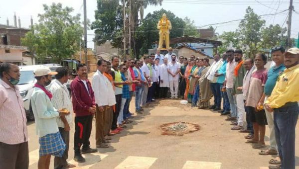 कांग्रेसियों ने मनाई अंबेडकर जयंती