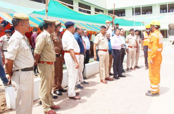 प्राकृतिक आपदा, अग्नि दुर्घटना व भूकम्प से बचाने पूर्वाभ्यास