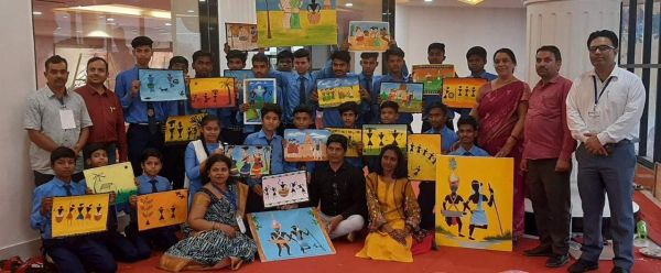 राष्ट्रीय जनजाति कला चित्रकला स्पर्धा में कोंडागांव का उत्कृष्ट प्रदर्शन