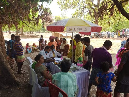 पाहुरनार स्वास्थ्य मेले में सैकड़ों लाभांवित