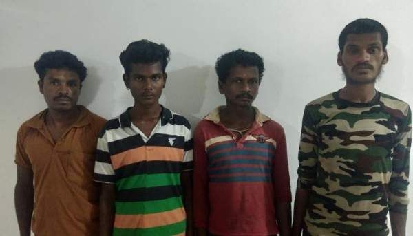 दंडकारण्य बंद के नक्सली पर्चे के साथ 4 नक्सल आरोपी गिरफ्तार