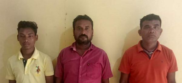 नक्सलियों की सप्लाई टीम के 3 सदस्य बंदी