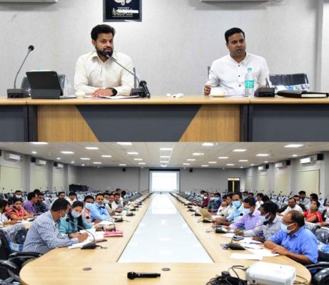 नीति आयोग सूचकांक के तहत विभागों की समीक्षा बैठक