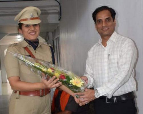 सरगुजा की नई एसपी भावना गुप्ता ने पद संभाला