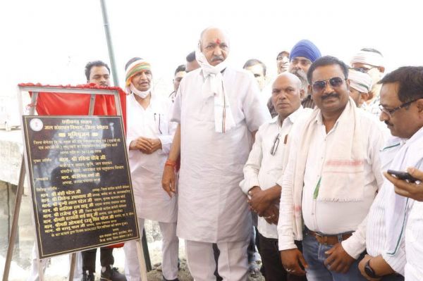 कृषि मंत्री ने 77.84 करोड़ के कार्यों का किया भूमिपूजन