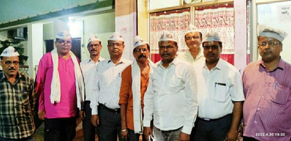 आप की कार्यकर्ता सम्मेलन को लेकर बैठक