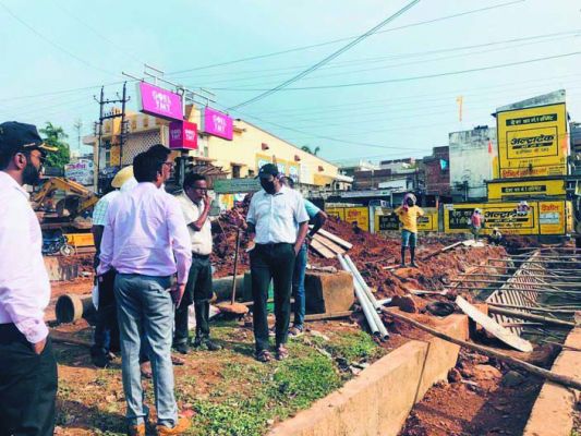 कलेक्टर ने विकास कार्यों  का किया निरीक्षण