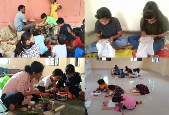 समर कैंप में 100 से अधिक बच्चों ने लिया भाग