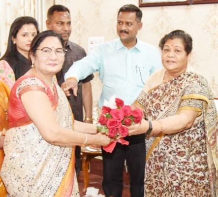 कुर्मी समाज की राष्ट्रीय महासचिव ने की राज्यपाल से मुलाकात