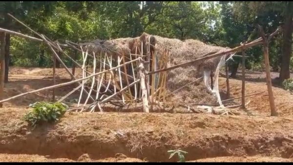 आवर्ती चराई विकास क्षेत्र गौठान में पशुओं के लिए चारा-पानी नहीं