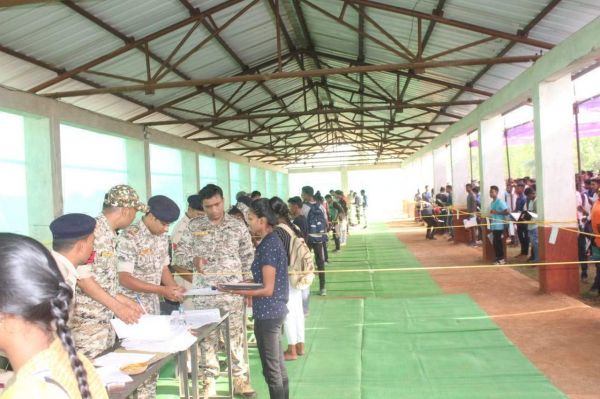 जिले में हुई बस्तर फाईटर भर्ती शुरू