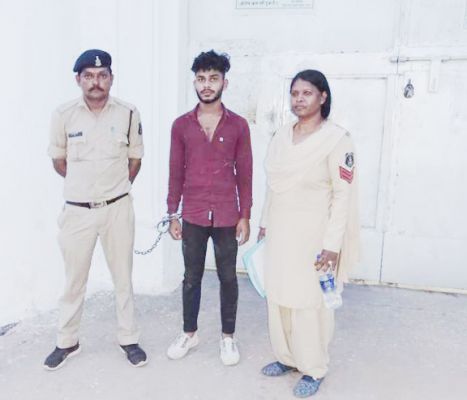 रेप आरोपी पुलिस को चकमा देकर फरार, डेढ़ घंटे में पकड़ाया