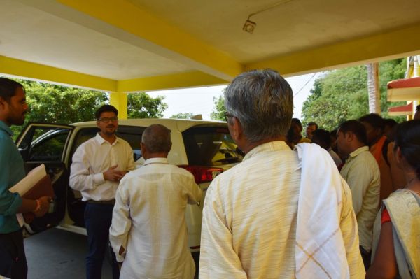 कलेक्टर ने बारसूर नगर का लिया जायजा