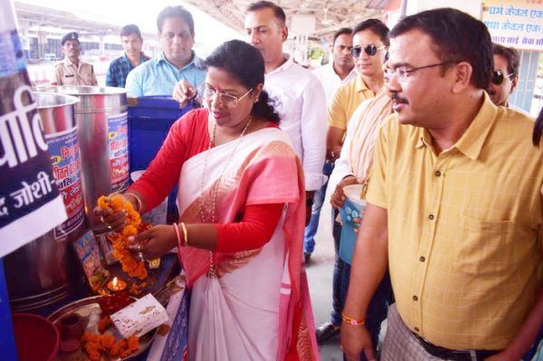 मेयर ने प्याऊ घर का किया शुभारंभ