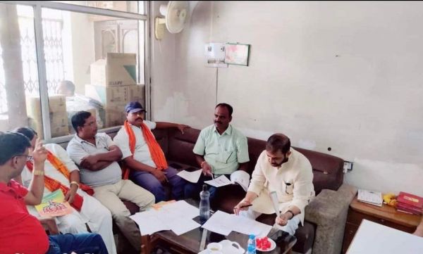 पोलिंग बूथ के अध्यक्षों से प्रदेश अध्यक्ष ने की चर्चा