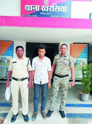 बालिका को बरगला कर भगा ले गया आरोपी को एमपी से किया गिरफ्तार 