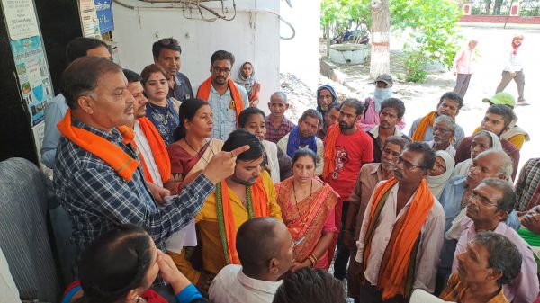 वार्डवासियों ने की आवासीय पट्टा देने की मांग