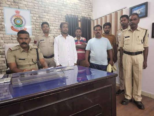 कोयले की अफरा-तफरी, चार गिरफ्तार