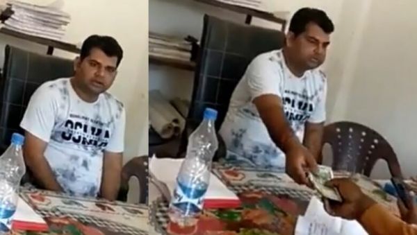 किसान से घूस लेते वीडियो वायरल, पटवारी को एसडीएम ने किया निलंबित