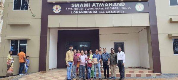 भैंसगांव के छात्र जीवन दास का हुआ आत्मानंद में प्रवेश