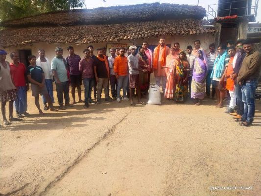 युवा मोर्चा जिलाध्यक्ष का एक दिवसीय मण्डल प्रवास