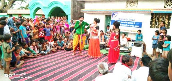 विश्व तम्बाकू निषेध दिवस पर नाटक-नुक्कड़ से जनजागरूकता कार्यक्रम
