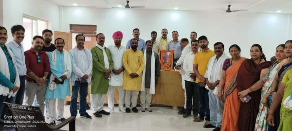 एमएस सिंहदेव की जयंती पर कांग्रेसियों ने दी श्रद्धांजलि