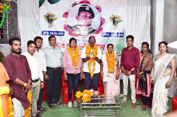 शहीद साहू शौर्य चक्र से सम्मानित