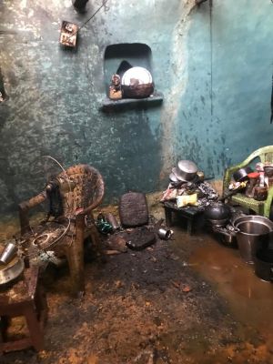  खपरैल वाले मकान में आग, बुजुर्ग महिला जिंदा जली