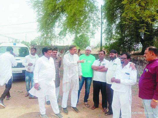 जैतखंभ सौंदर्यीकरण, भूमिपूजन और आत्मानंद स्कूल का निरीक्षण