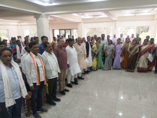 कांग्रेस भवन में नव संकल्प शिविर का आयोजन, शिविर में पहुंचें जिले भर के कांग्रेसी