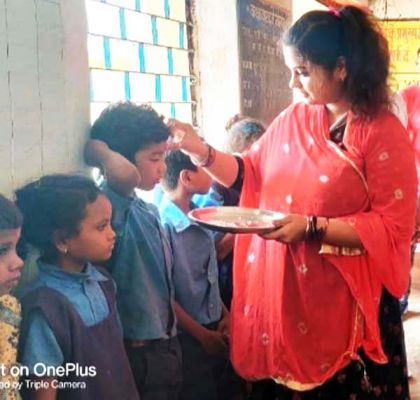 बच्चे हमारे देश व समाज का भविष्य - विधात्री