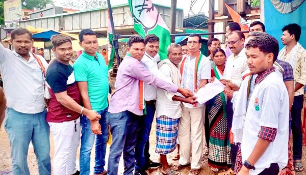 जिले के चारों ब्लॉकों में केंद्र सरकार के खिलाफ कांग्रेस का धरना-प्रदर्शन
