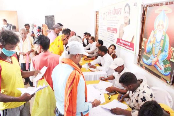 जन चौपाल के अंतिम दिन मिला 841 आवेदन